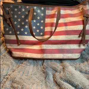 Women’s American flag tote
